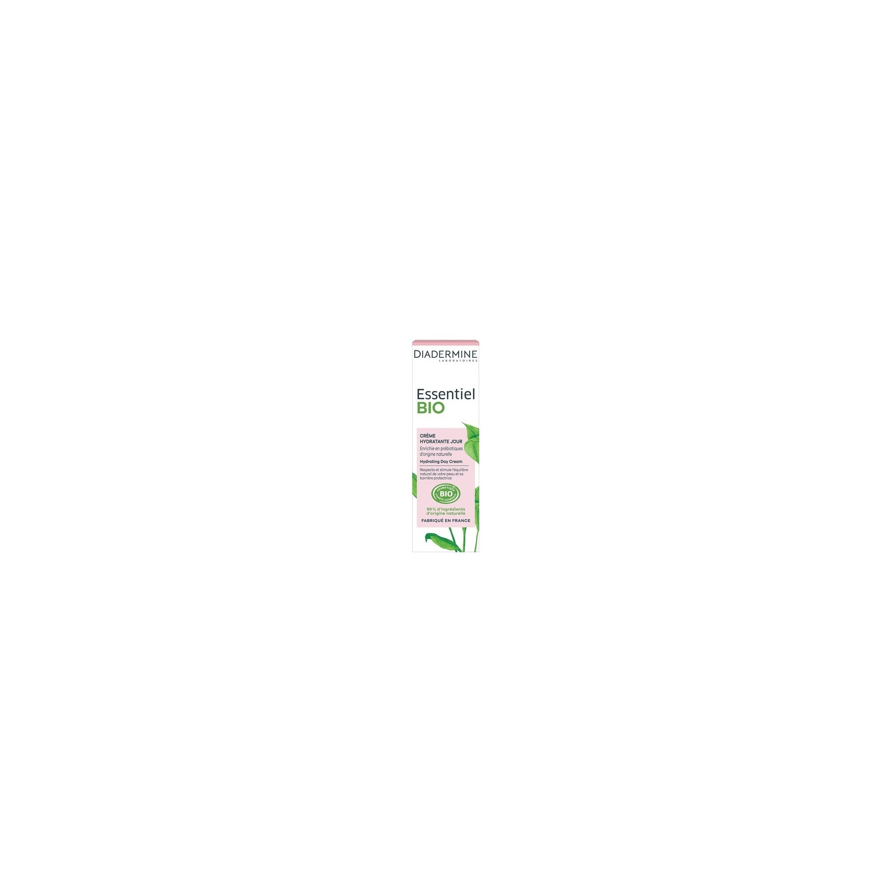 Diadermine Essentiel Bio Moisturizing Day Face Cream Enriched with Natural Prebiotics 50ml