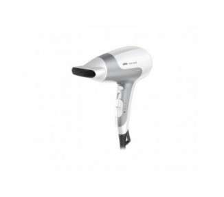 Braun Satin Hair 5 Power Perfection Professional Hair Dryer with IonTec HD580 White and Silver