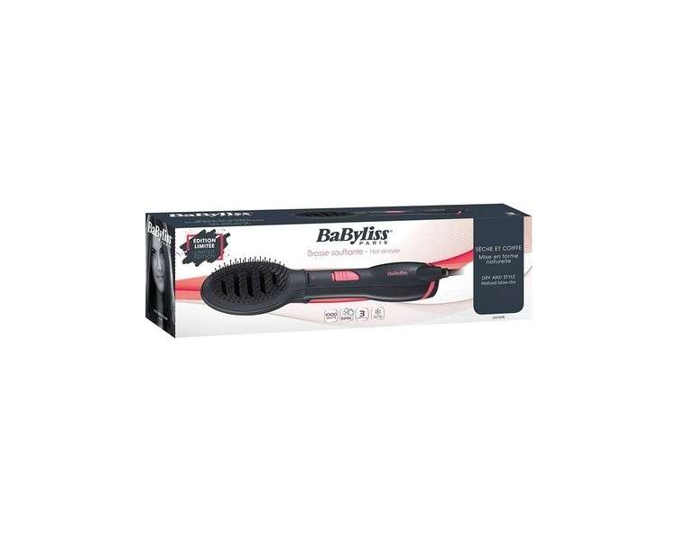 BaByliss AS110PE Smooth Air Brush with Ionic Technology 1000W - 3 Temperatures and Cool Air Button