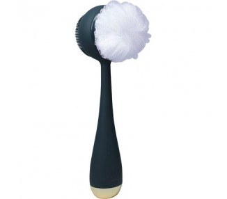 PMD Clean Body Smart Body Cleansing Device with Silicone Brush and Three Interchangeable Attachments Navy