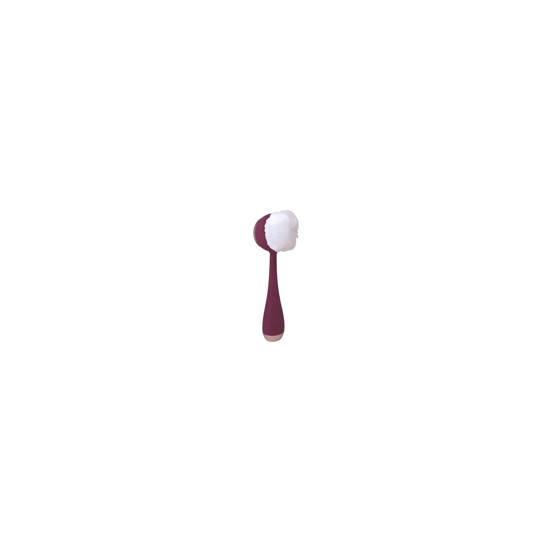 PMD Clean Body Smart Body Cleansing Device with Silicone Brush and Interchangeable Attachments - Berry