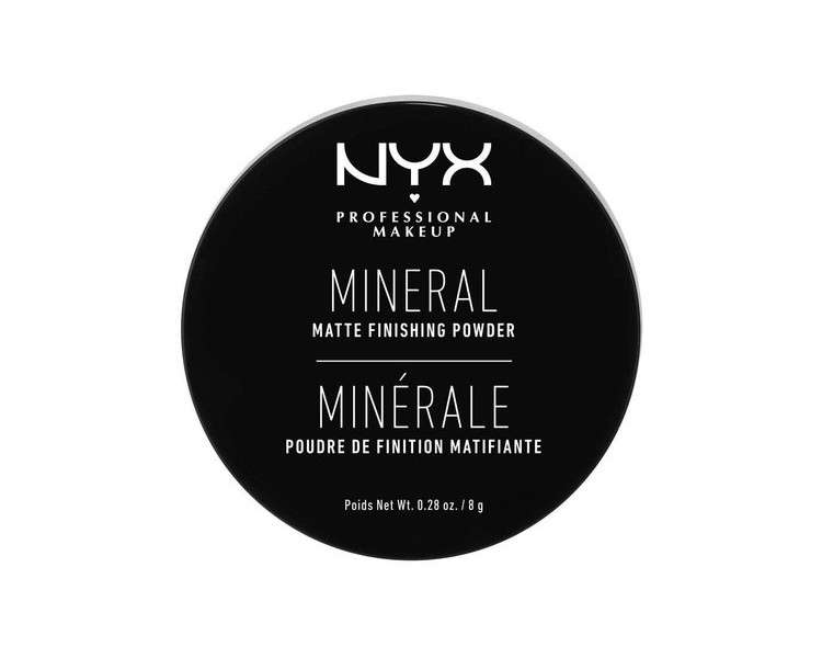 NYX Professional Makeup Mineral Finishing Powder Matte Finish Oil Absorbing Vegan Formula Light/Medium 01 - Loose Format
