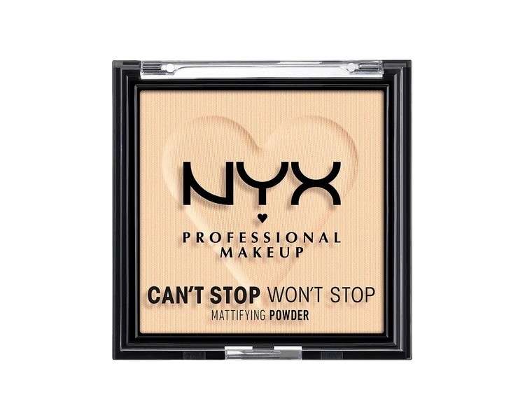 NYX Professional Makeup Can't Stop Won't Stop Mattifying Powder Light 02 6g