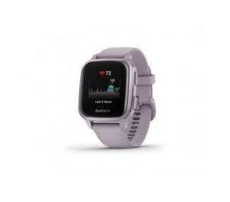 Garmin Venu Sq GPS Smartwatch with All-day Health Monitoring and Fitness Features Orchid with Metallic Orchid Bezel