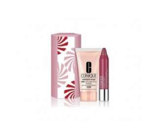 Clinique Merry Moisture Surge 100H and Chubby Stick Moisturizing Lip Color Balm Super Strawberry Set 30ml and 1.2g