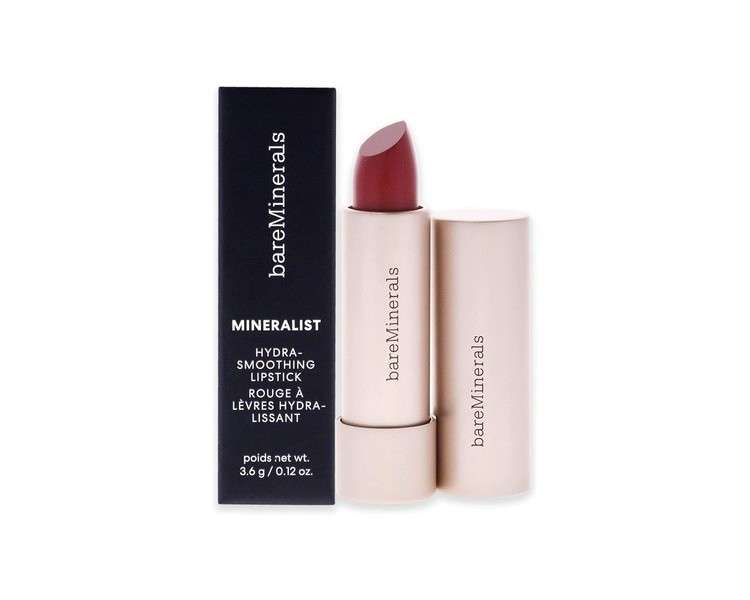 bareMinerals Mineralist Hydra-Smoothing Lipstick Intuition for Women 0.12oz