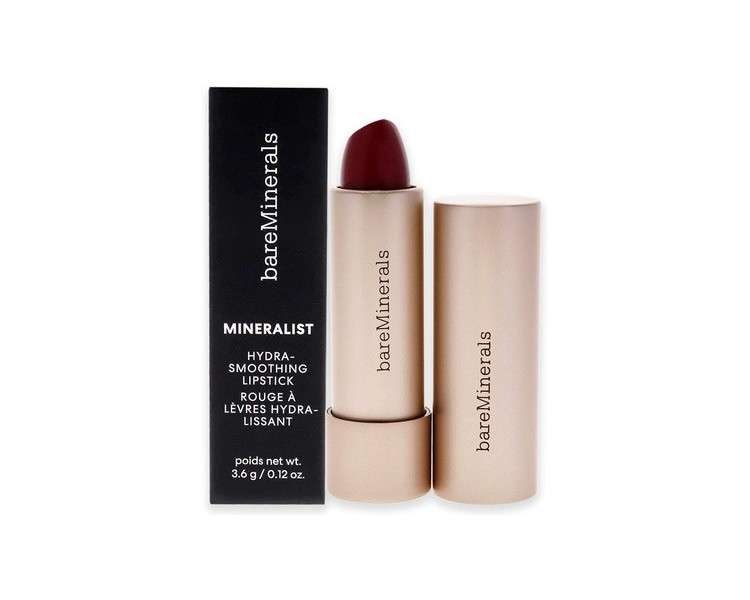 bareMinerals Mineralist Hydra-Smoothing Lipstick Fortitude for Women 0.12oz