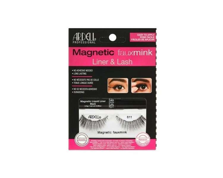 Ardell Reusable Waterproof Magnetic Liner and Lash Set - Demi Wispies 811 (64998INT)