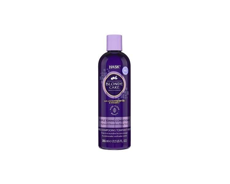 HASK Blonde Care Violet Toning Conditioner 355ml