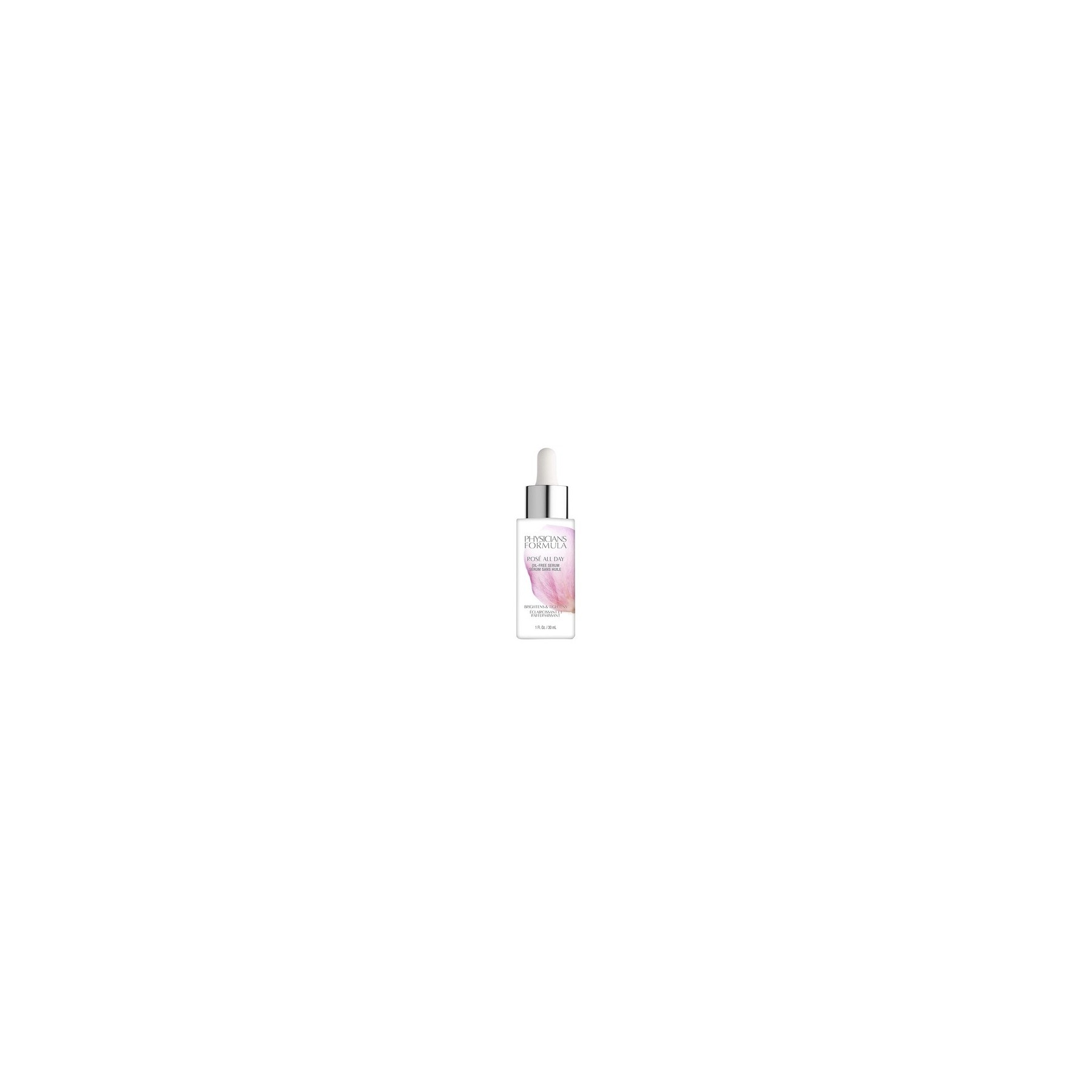 Physicians Formula Rose All Day Oil-Free Serum with Rosewater, Goji, and Cherry Plum Antioxidant Formula - Moisturizes and Brightens Skin - Rose