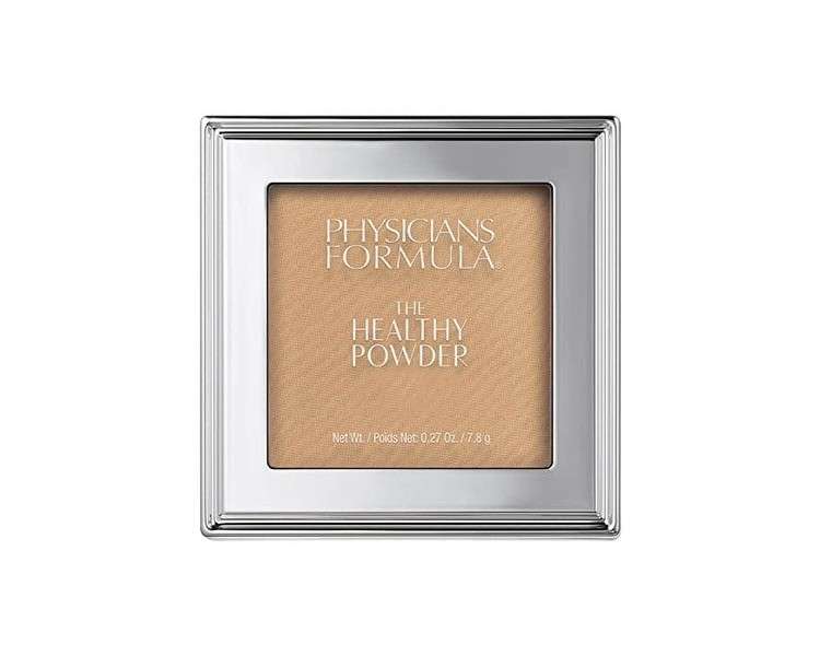 Physicians Formula The Healthy Powder Foundation with Wu-Zhu-Yu Extract, Hyaluronic Acid, and Antioxidant Blend with Vitamins A, C, and E Medium to Full Coverage SPF 16 MW2