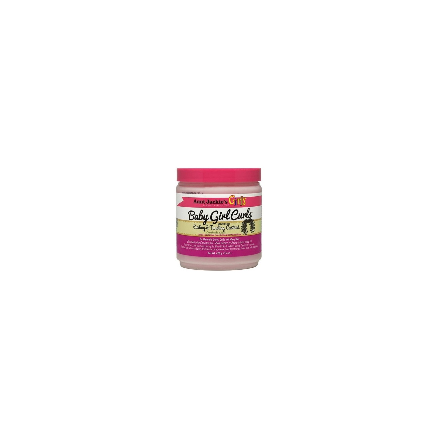 Aunt Jackie's Girls Baby Girl Curls Curling & Twisting Custard 15oz
