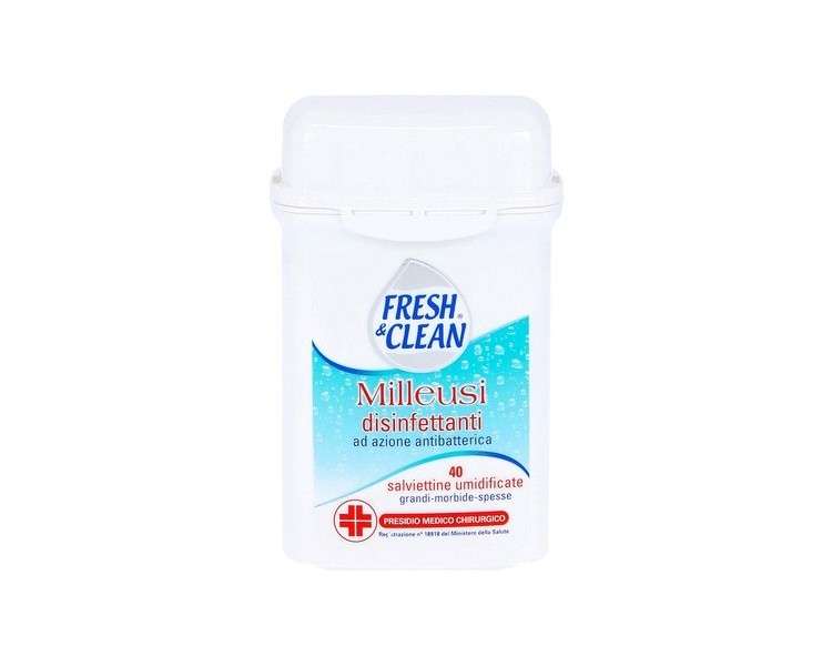 Fresh & Clean Disinfectant Wipes 40 Count