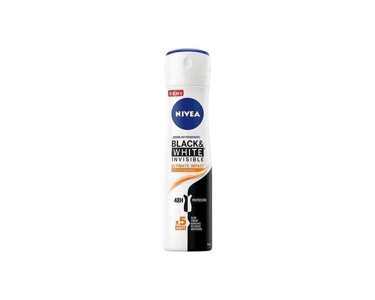 NIVEA Invisible Black&White Ultimate Impact Deodorant Spray 150ml