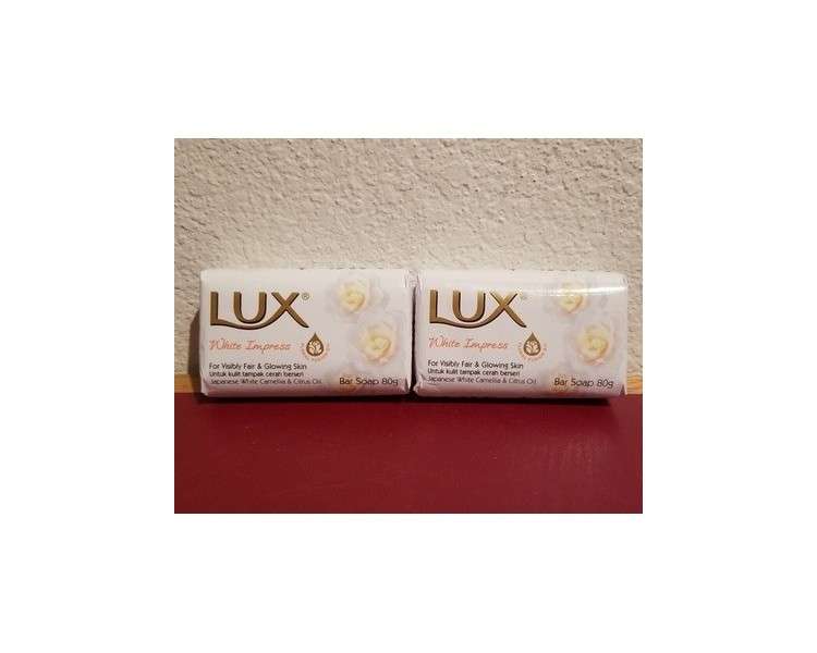 Lux Bar Soap White Impress 2.5oz Bar Japanese White Camellia & Citrus Oil