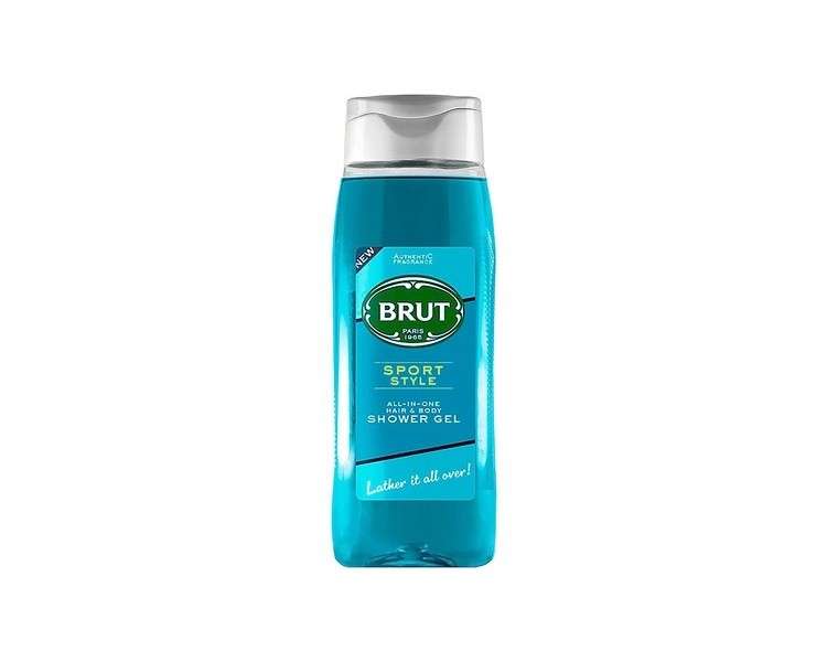 Brut gel and shampoo 500ml Sport style