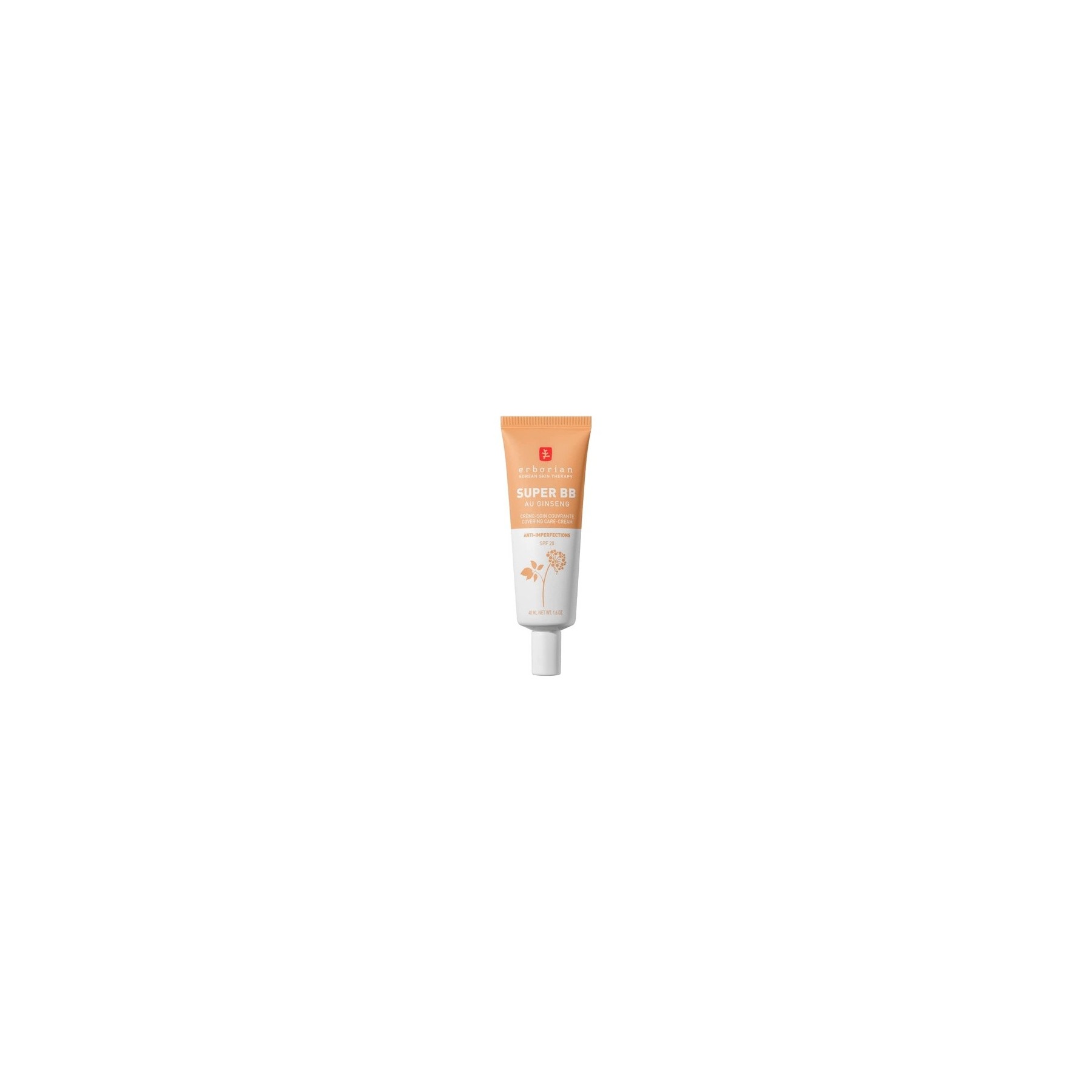 Erborian Super BB Cream with Ginseng Full Coverage BB Cream for Acne Prone Skin 40ml