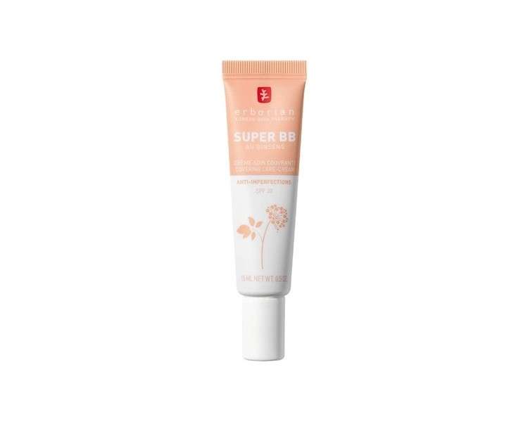 Erborian Super BB Cream with Ginseng Full Coverage BB Cream for Acne Prone Skin 15ml