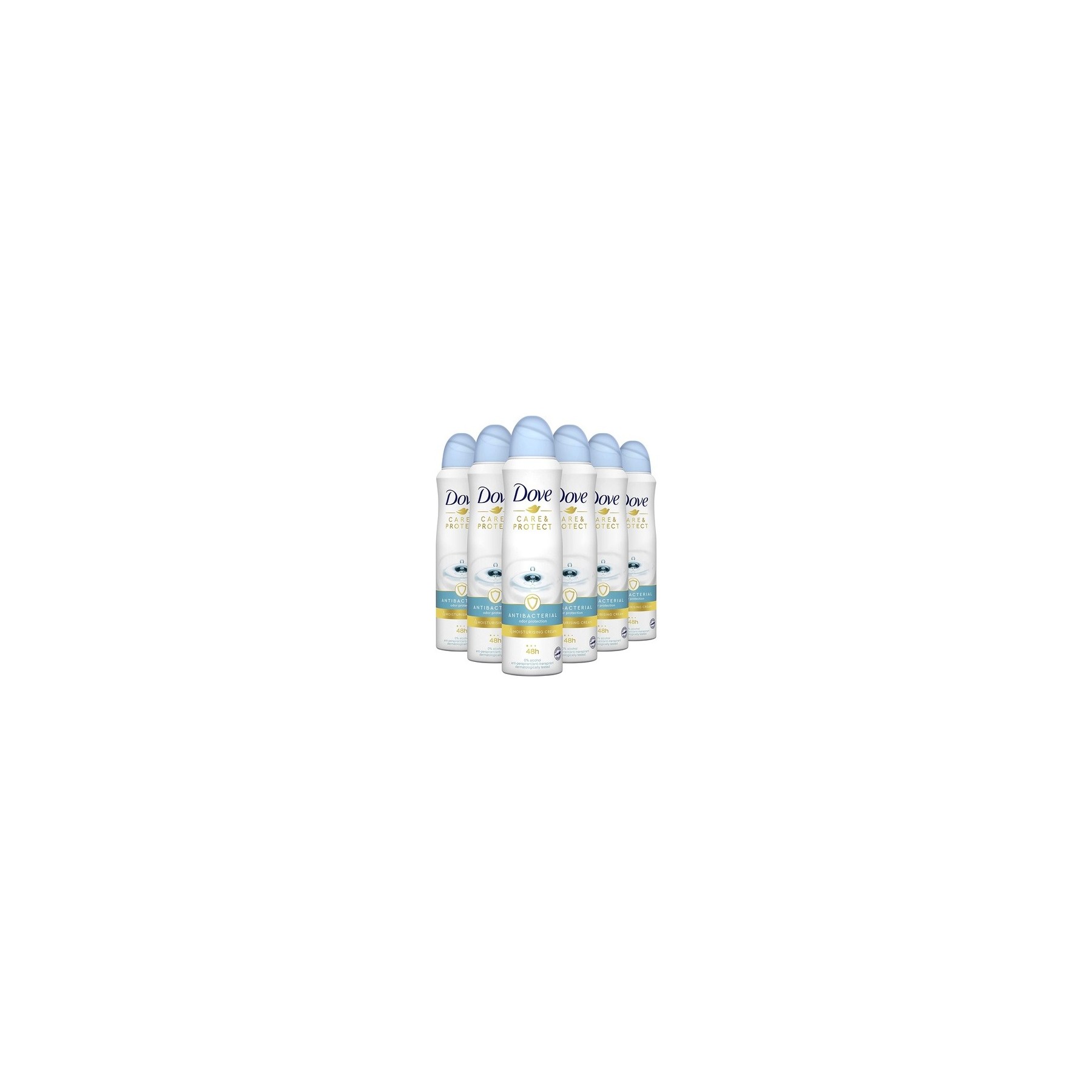 Dove Care & Protect Antibacterial Anti-Perspirant Deodorant Spray 150ml