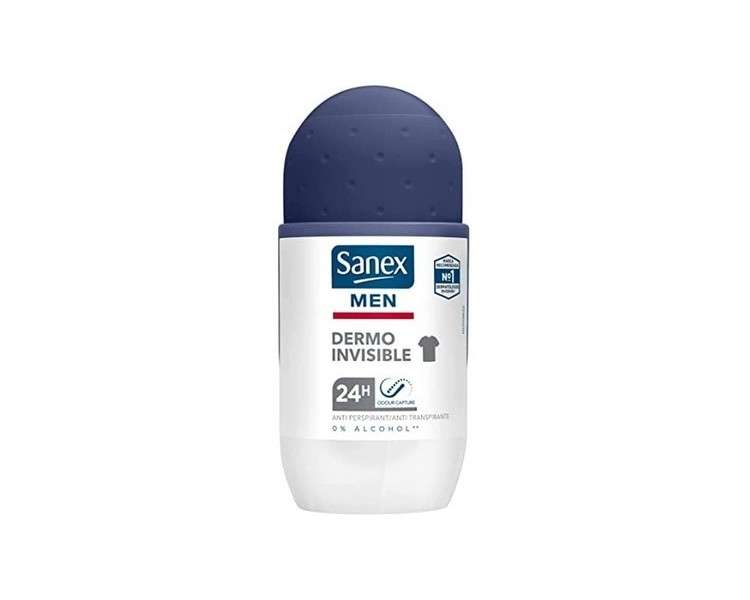 Sanex Invisible Men Deodorant Roll-On 50ml