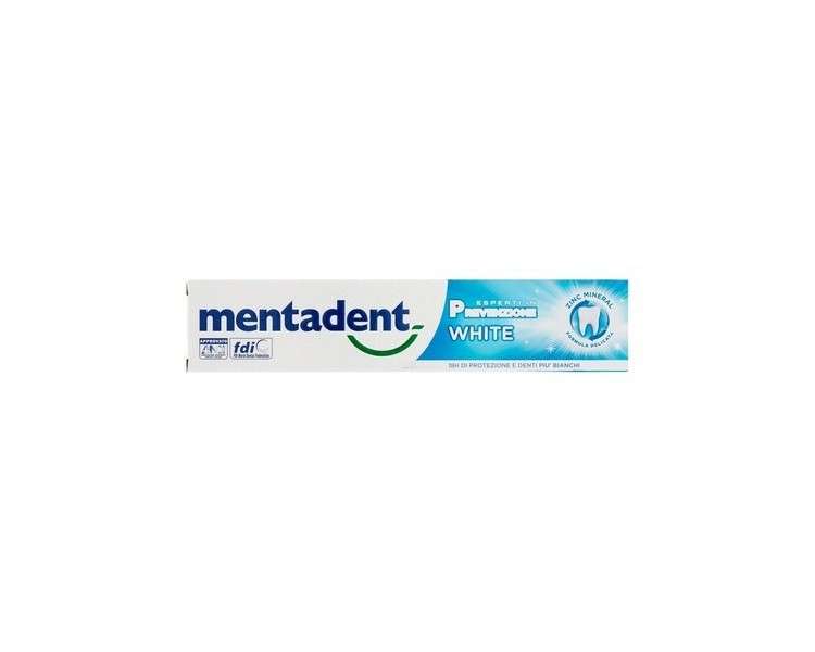 Mentadent B White and Strong Teeth Toothpaste 75ml