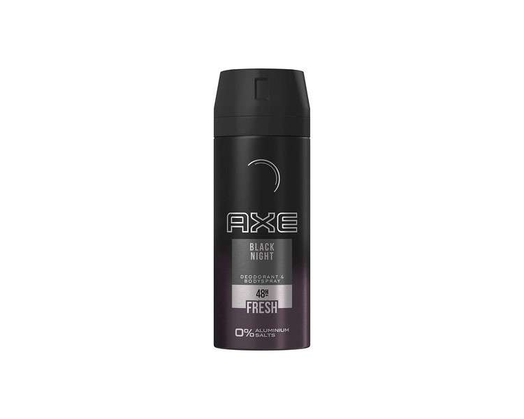 Axe Bodyspray Black Night Deodorant without Aluminum 150ml