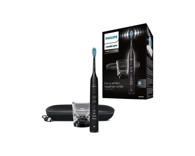 Philips Sonicare DiamondClean 9000 Electric Toothbrush with USB Travel Case and Charging Glass HX9911/09