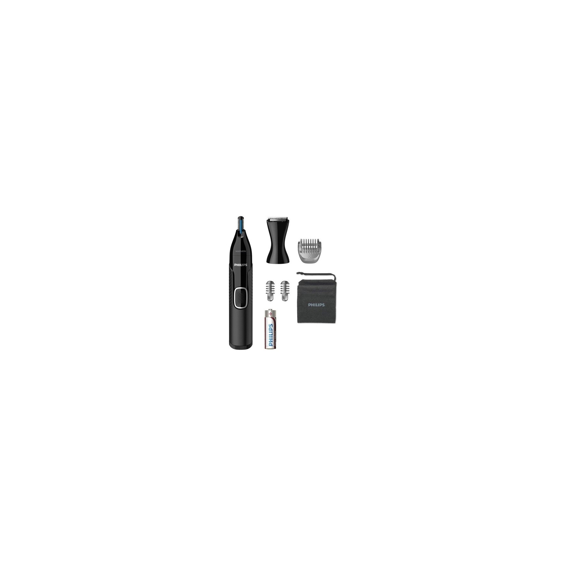 Philips Series 5000 Waterproof Nose and Ear Trimmer with Precision Trimmer