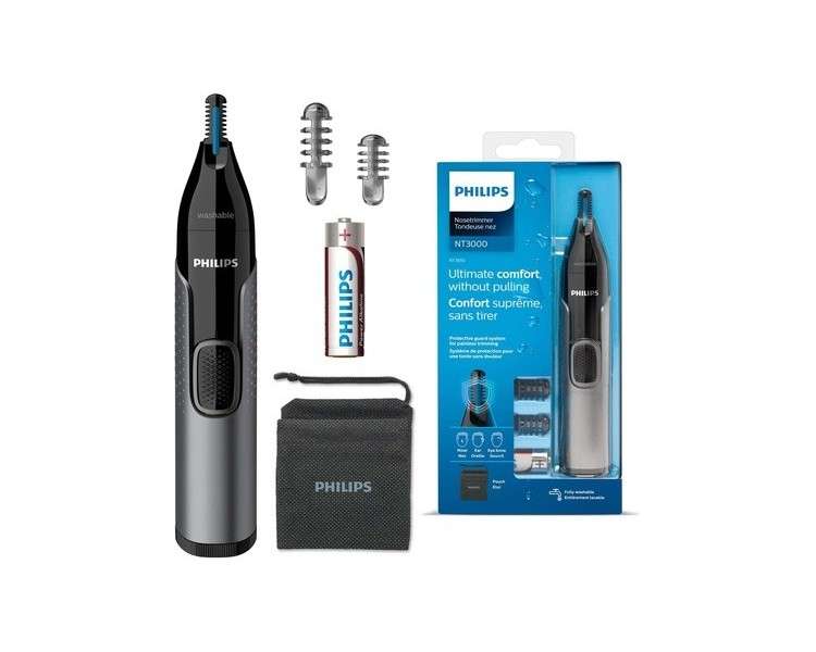 Philips Series 3000 Waterproof Nose and Ear Trimmer NT3650/16