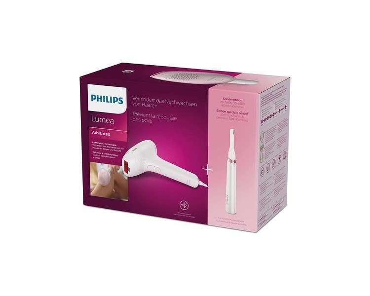 Philips Lumea Advanced BRI920/00 IPL Hair Removal Device Red/White