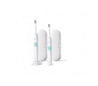 Philips 4300 Series HX6807/35 Adult Sonic Toothbrush Mint Color White Electric Toothbrush