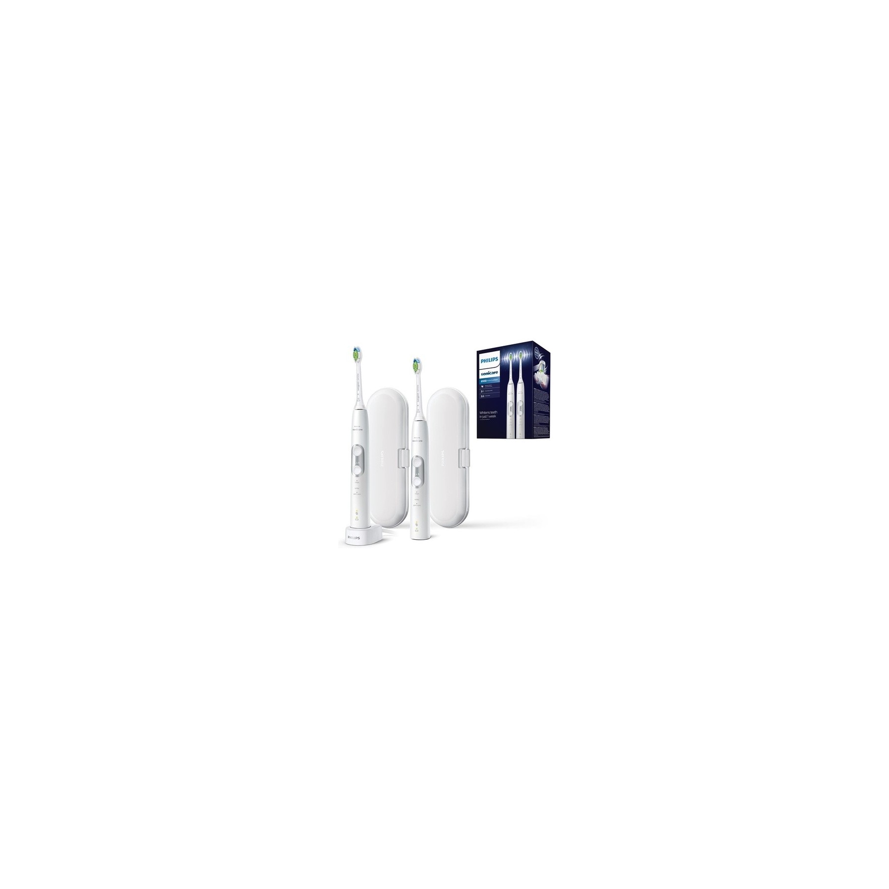 Philips Sonicare ProtectiveClean 6100 Electric Sonic Toothbrush White