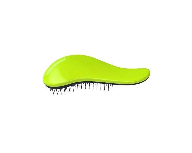 Green Black Hair Brush with Handle