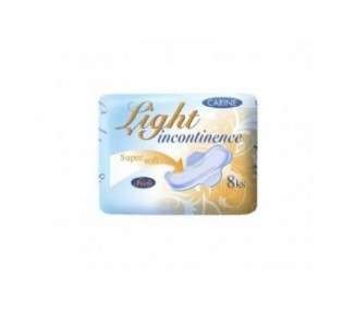 Carine Light Incontinence Incontinence Inserts 96 Pieces - Protects Against Odor