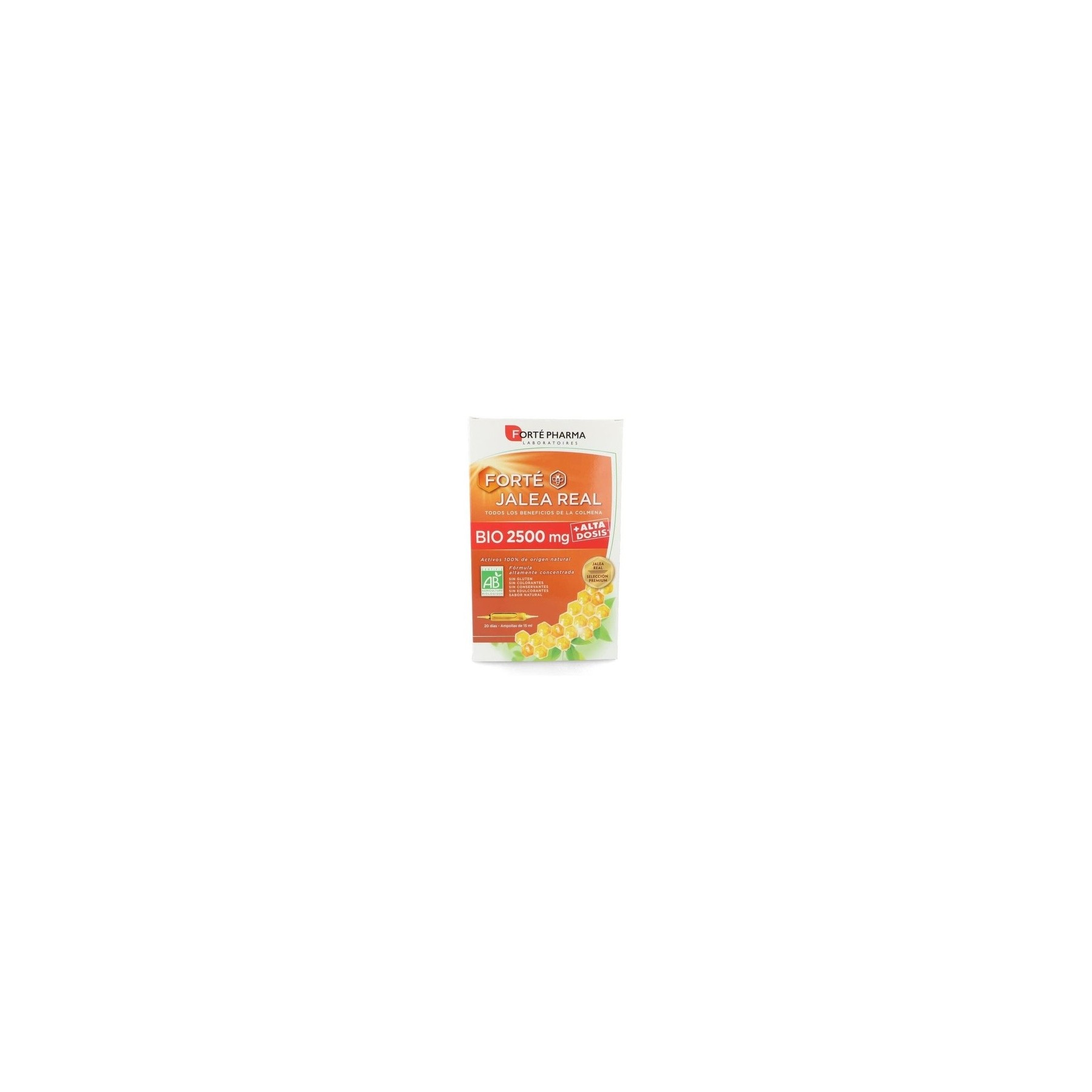 Forte Real Jelly 2500mg 20 Ampoules BIO