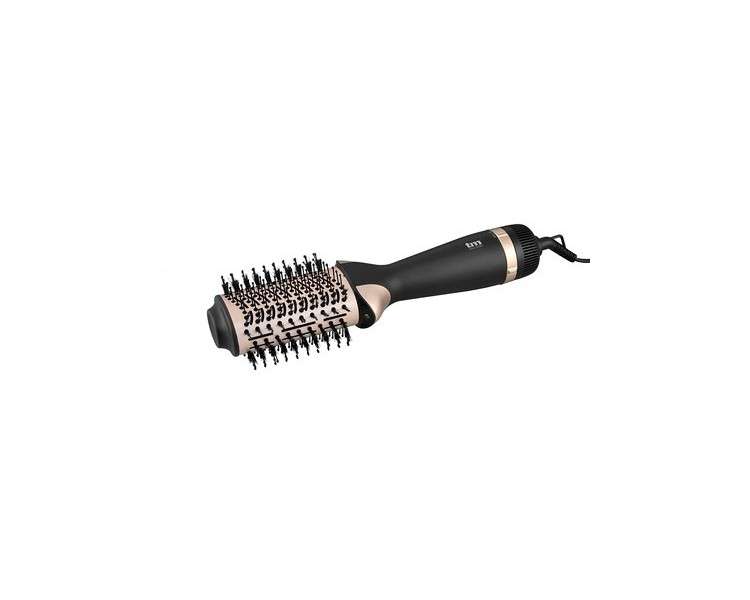 TM Electron TMHD102 Electric Styling Brush and Hair Dryer with Ceramic Coating, Ion Function, 2 Heat Settings and Cool Air, Oval Design, Nylon Picks and Rotating Cable