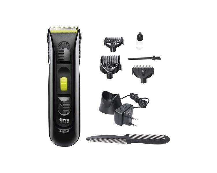 TM Electron TMHC106G Cordless Electric Hair Clipper with Rechargeable Battery and LED Charge Indicator Yellow