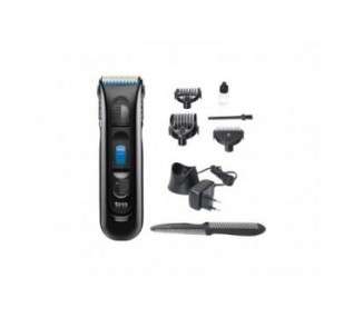 TM Electron TMHC106B Professional Electric Hair Clipper Cordless Rechargeable Battery LED Charge Indicator Blue Classic