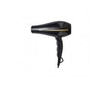 TM Electron TMHD126 Professional Hair Dryer AC Motor 2400W Ionic Function 3 Heat and 2 Speed Settings - 1 Unit