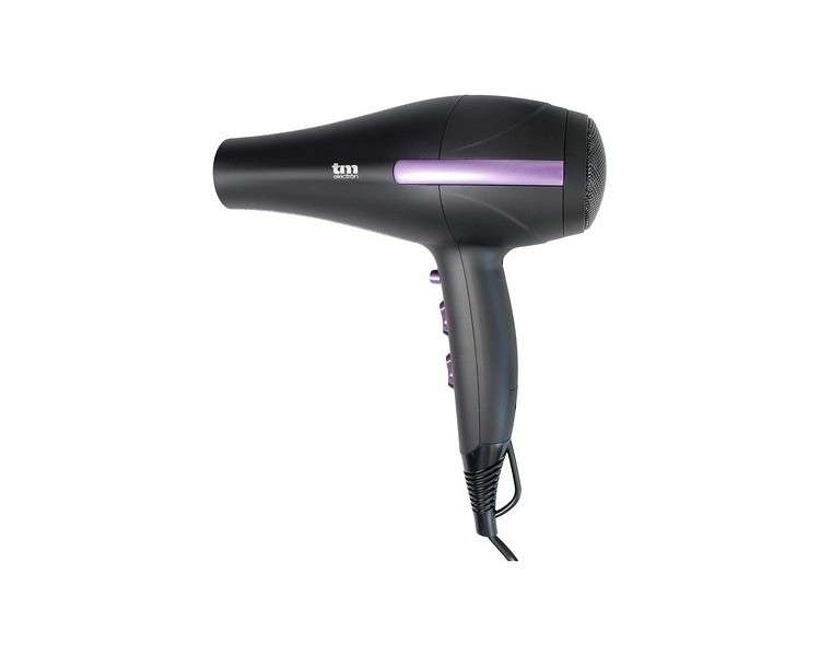 TM ELECTRON tmhd120 Pro Hair Dryer with AC Motor 3 Positions and 2 Speeds 2200W