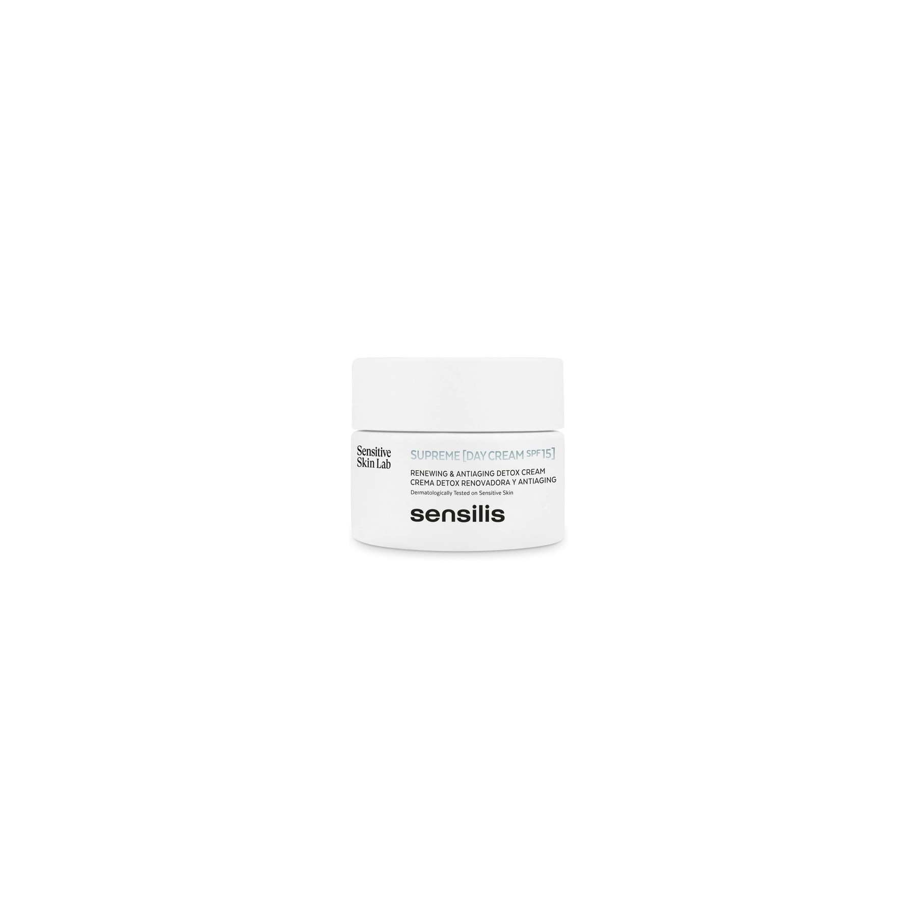 Sensilis Supreme Day Cream Detox Renovating Antioxidant Anti-Aging with Hyaluronic Acid and SPF15 50ml