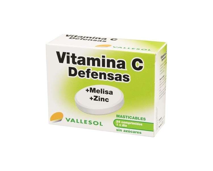 Melisa Zinc Chewable Vitamin C 24 Tablets