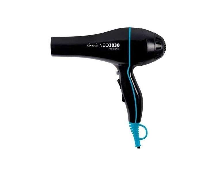 Eurostil Micro NEO 3820 Ionic + Tourmaline Professional Hair Dryer with Diffuser