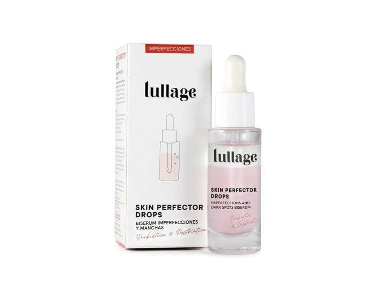 Lullage Skin Perfector Drops Anti-Imperfection Face Serum 20ml for Combination to Oily Skin - Prebiotic and Postbiotic Treatment for Anti-Acne and Blackheads