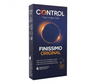 Control Sensitivity Finissimo Original 0.05mm Condom 6 Condoms