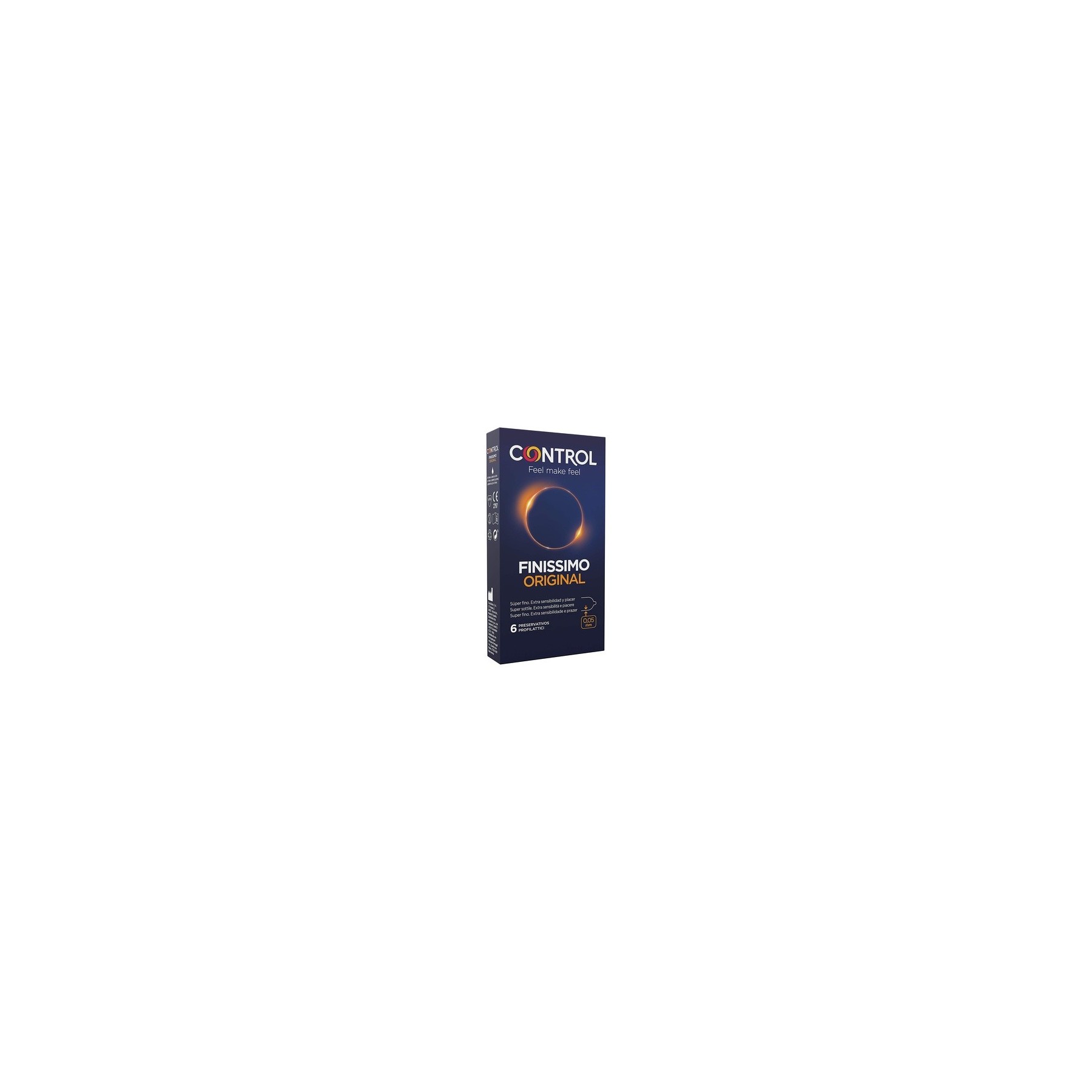Control Sensitivity Finissimo Original 0.05mm Condom 6 Condoms
