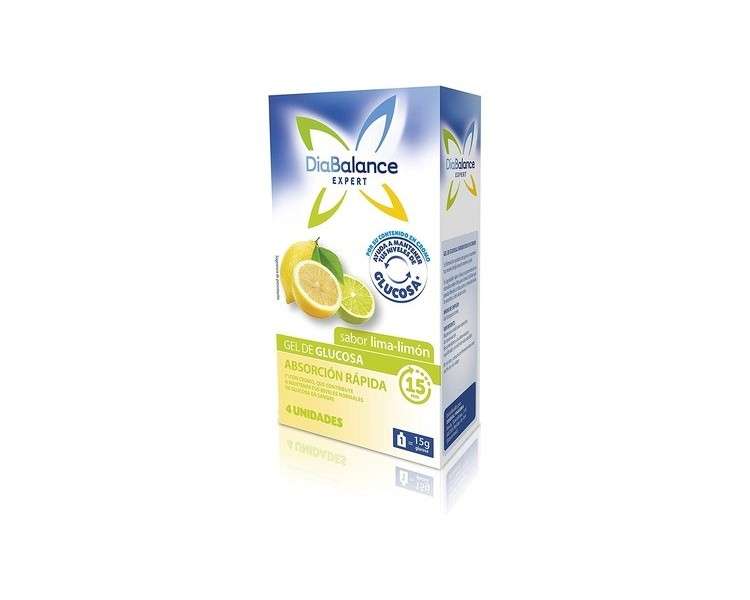 Diabalance Glucose Gel with Rapid Lemon Flavor 4 Units