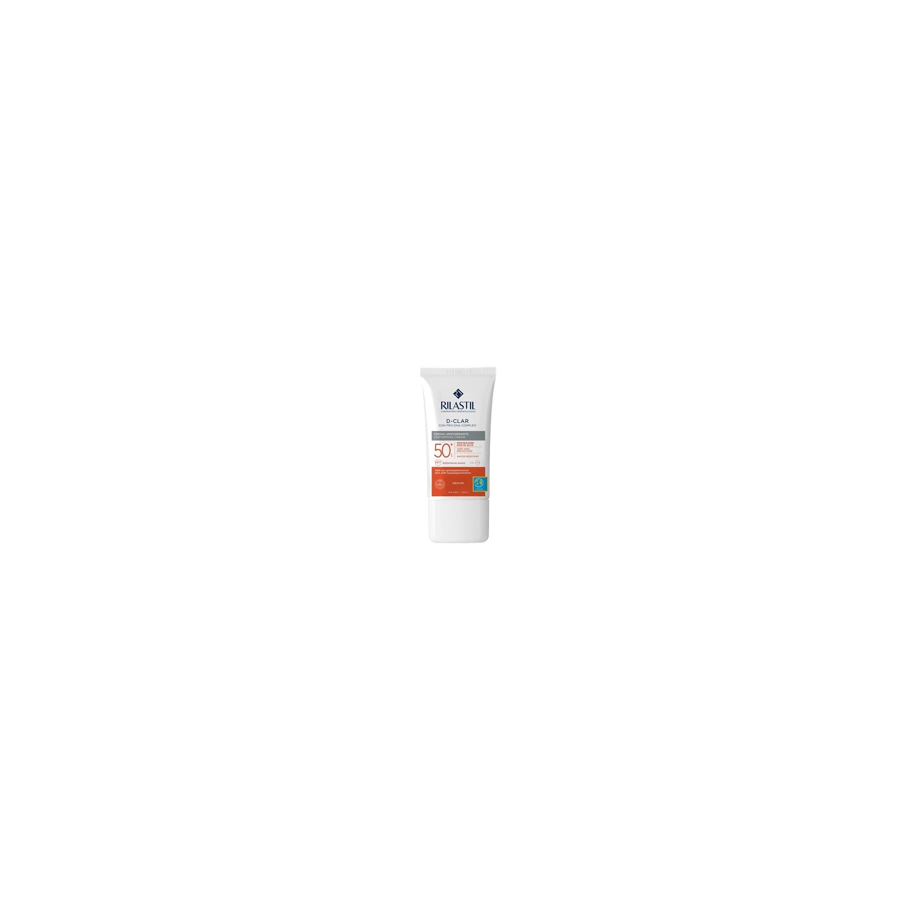Rilastil Sun System D-Clar Uniforming Photoprotective Cream Medium SPF50+ 40ml