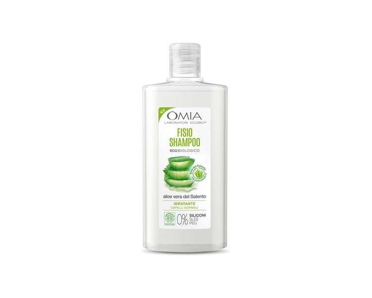 Omia Fisio Eco Bio Shampoo with Aloe Vera del Salento for Normal Hair 200ml