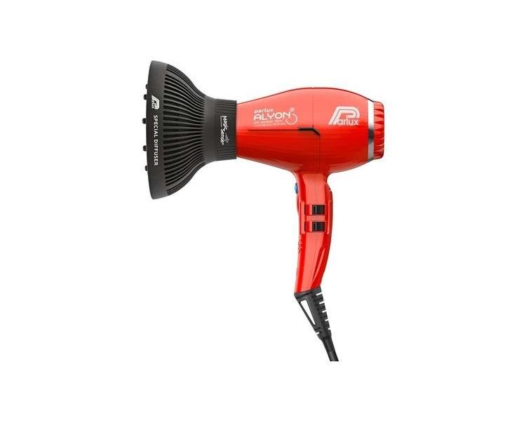Parlux Alyon Ionic Hair Dryer in Red with Magic Sense